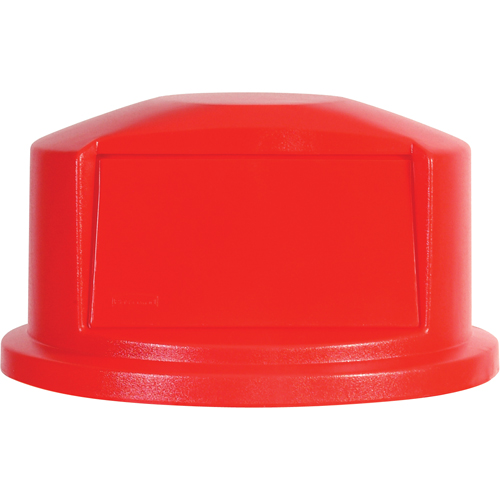 Couvercles ronds Brute, Couvercle bomb&eacute;, Plastique/Poly&eacute;thyl&egrave;ne, Convient aux contenants 22" dia. Par Equipment