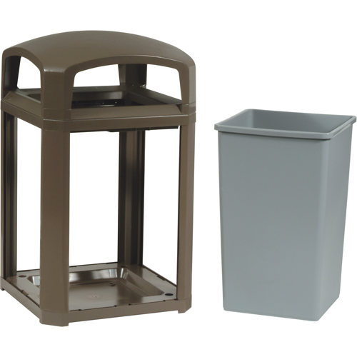 Cadre pour contenant Landmark Series Classique a/enveloppe rigide, Acier galvanis&eacute;, 35 gal. US Par Equipment