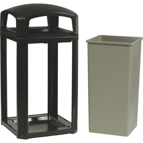 Cadre pour contenant Landmark Series Classique a/enveloppe rigide, Plastique, 50 gal. US Par Equipment