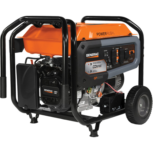 Portable Generator with COsense&reg; Technology, 8125 W Surge, 6500 W Rated, 120 V/240 V, 7.9 gal. Tank Par Equipment