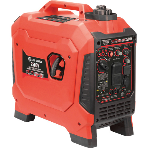 Inverter Generator, 2500 W Surge, 1800 W Rated, 4.2 L Tank Par Equipment