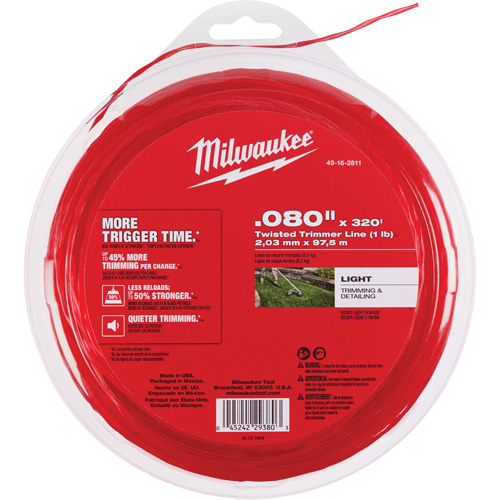 Fil de coupe 0.080" x 320 (1 lb) Par Equipment