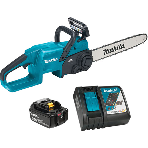 LXT Brushless Rear Handle Chainsaw Kit, 16", Battery Powered, 18 V Par Equipment
