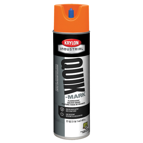Industrial Quik-Mark Solvent-Based Inverted Marking Paint, 17 oz., Aerosol Can Par Equipment