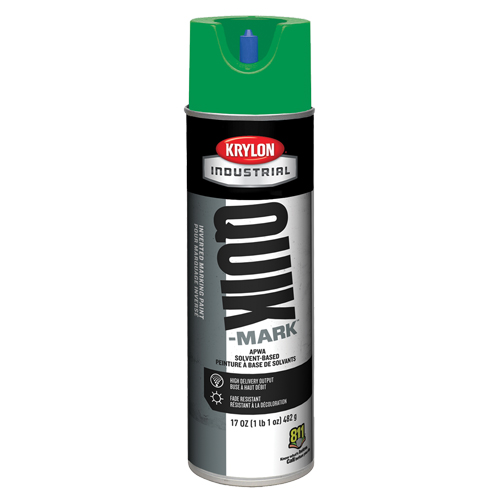 Peinture de marquage industrielle invers&eacute;e &agrave; base de solvant Quik-Mark, 17 oz, Canette a&eacute;rosol Par Equipment