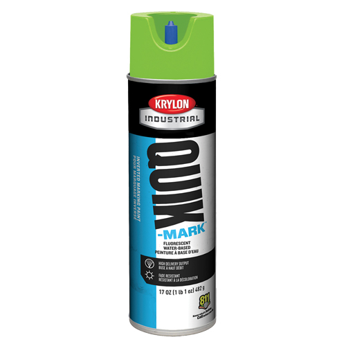 Peinture de marquage industrielle invers&eacute;e &agrave; base d'eau Quik-Mark, 17 oz, Canette a&eacute;rosol Par Equipment