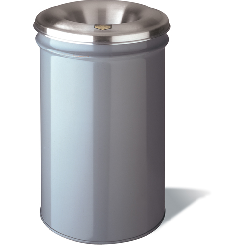 Cease-Fire&reg; Waste Cans, Metal, 4.5 US Gal. Par Equipment