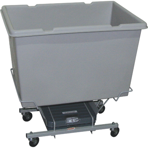 Scale Carts, Polyethylene, 33" L x 23" W x 33" H, 7 cu. ft. Volume, 250 lbs. Capacity Par Equipment