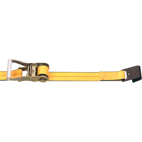 Tendeurs d'arrimage &agrave; cliquet, Crochet plat, 2" , 30' , Charge d'utilisation max. 3335 lb (1513 kg) Par Equipment