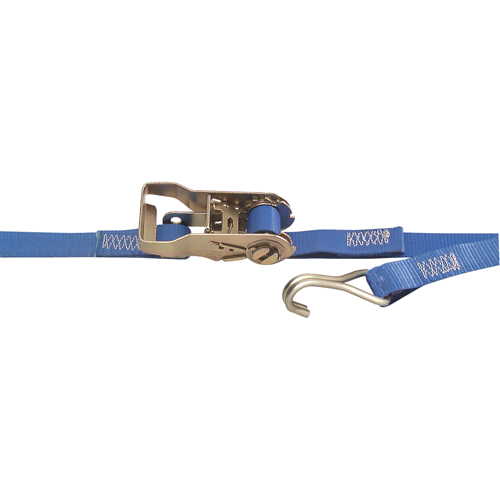 Heavy-Duty Utility Straps, Wire Hook, 1" W x 13' L, 167 lbs. (76 kg) Working Load Limit Par Equipment