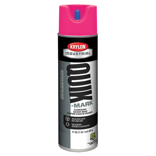 Industrial Quik-Mark Solvent-Based Inverted Marking Paint, 17 oz., Aerosol Can Par Equipment