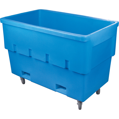 Double Walled Box Trucks, Polyethylene, 53" L x 28-1/4" W x 37" H, 22 cu. ft. Volume, 500 lbs. Capacity Par Equipment