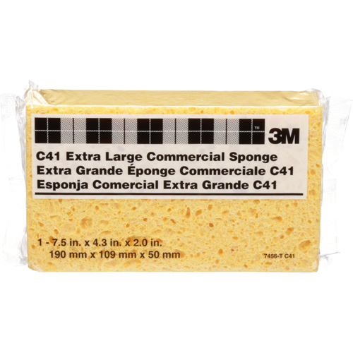 Commercial Size Sponge, Cellulose, 4-1/2" W x 7-1/2" L Par Equipment