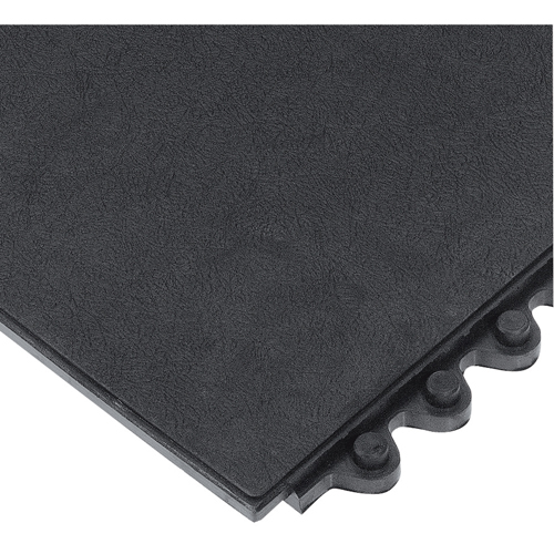 24/Seven&reg; Matting, Rubber, 3' W x 3' L, 5/8" Thick, Black Par Equipment
