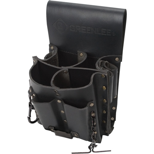 Poche pour ceinture porte-outils, Porte-outil multiple, Cuir, 8 Poches Par Equipment