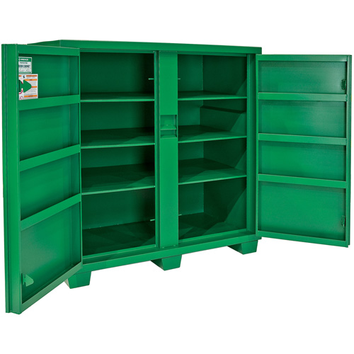 Coffret d'armoire, Acier, Vert Par Equipment