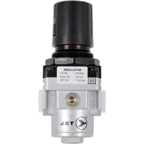 R&eacute;gulateur de d&eacute;bit dair interm&eacute;diaire, 3/8" NPT, PSI max. de 220 PSI, Canalisation Par Equipment