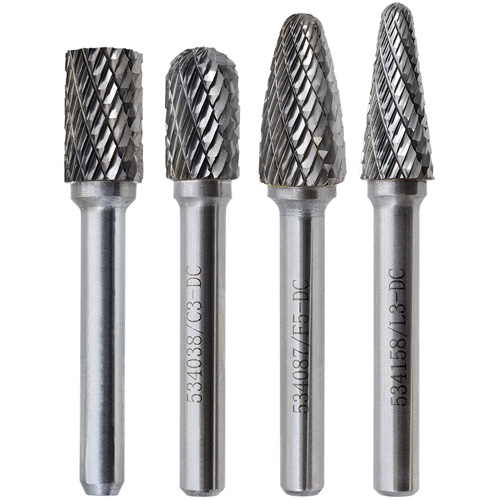 CBHP-4 Premium Carbide Bur Set, 4 Pieces Par Equipment