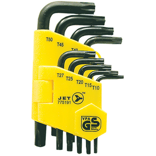 Jeu de cl&eacute;s inviolables JTK-9TP (9 morceaux), 9 mcx, Torx Par Equipment