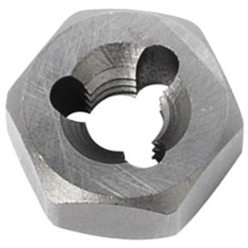 Hexagon Rethreading Bolt Die, 19/32" Dia., 1/4"-28 Thread, Chromium Steel Par Equipment