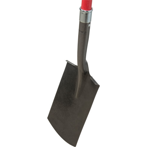 Heavy-Duty Shovels, Fibreglass, Carbon Steel Blade, D-Grip Handle, 30-1/2" Long Par Equipment