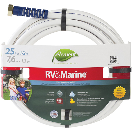 Element Marine & RV Water Hoses, PVC, 5/8" dia. x 25' Par Equipment