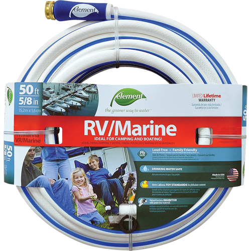 Element Marine & RV Water Hoses, PVC, 5/8" dia. x 50' Par Equipment