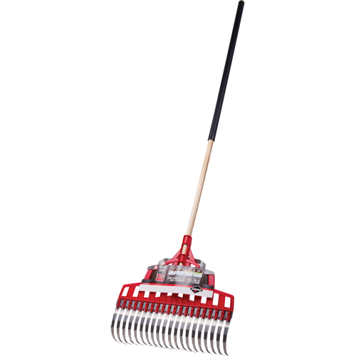 Multi-Purpose Lawn Rake, 20" Blade, 20 Tines, Hardwood Handle, Steel Blade Par Equipment