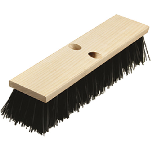 Heavy-Duty Street Broom, 14", Coarse/Stiff, Polypropylene Bristles Par Equipment