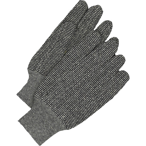 Classic Jersey Gloves, One Size, Salt & Pepper, Unlined, Knit Wrist Par Equipment