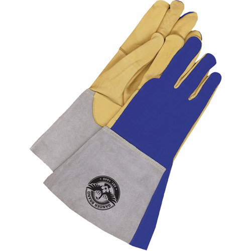 Gants de soudage &agrave; l'arc TIG et MIG, Cuir fleur de daim, Taille Grand Par Equipment