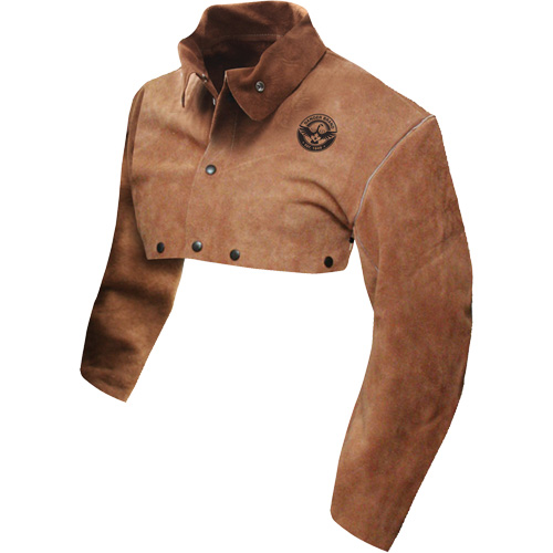 Standard Grade Leather Cape Sleeve, X-Large, Brown Par Equipment