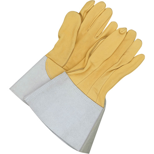 Gander Brand Reverse Grain TIG Welder Gloves, Grain Deerskin, Size 9 Par Equipment