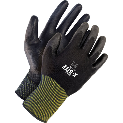 X-Site Coated Gloves, 7, Polyurethane Coating, Nylon Shell Par Equipment