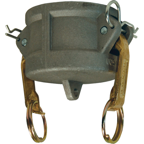 Couvercle anti-poussi&egrave;re &agrave; came et cannelure Global, Aluminium, Type DC, 4" Par Equipment