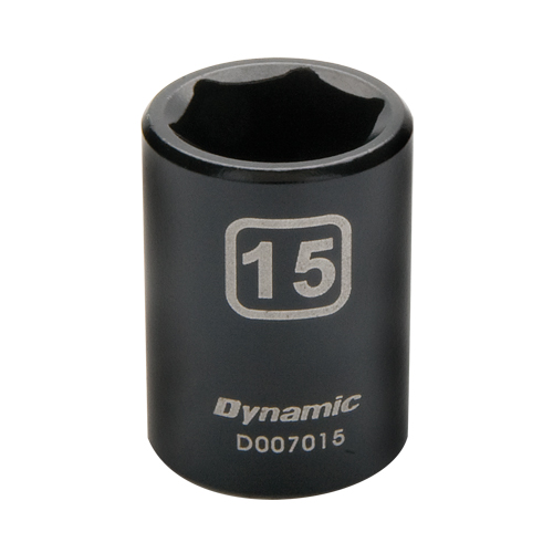 Metric Socket, Impact, 12 mm, 3/8" Drive, 6 Points Par Equipment