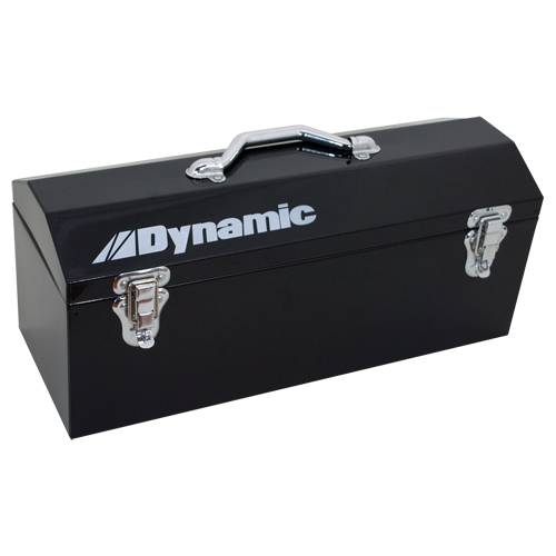 Hip Roof Tool Box, 7" D x 19" W x 7-1/2" H, Black Par Equipment