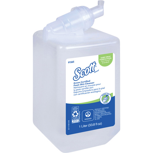 Nettoyant pour la peau certifi&eacute; &eacute;cologique Essential de Scott, Liquide, 1 L, Cartouche en plastique, Sans parfum Par Equipment