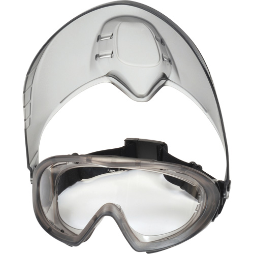 Lunettes de s&eacute;curit&eacute; Capstone Shield avec &eacute;cran facial amovible, Lentille Transparent, Antibu&eacute;e, Ventilation Directe/Ferm&eacute; Par Equipment