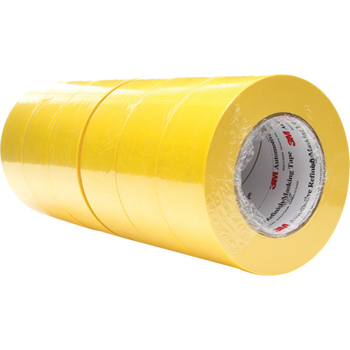 Automotive Refinish Masking Tape 388N, 48 mm (2") x 55 m (180'), Yellow Par Equipment