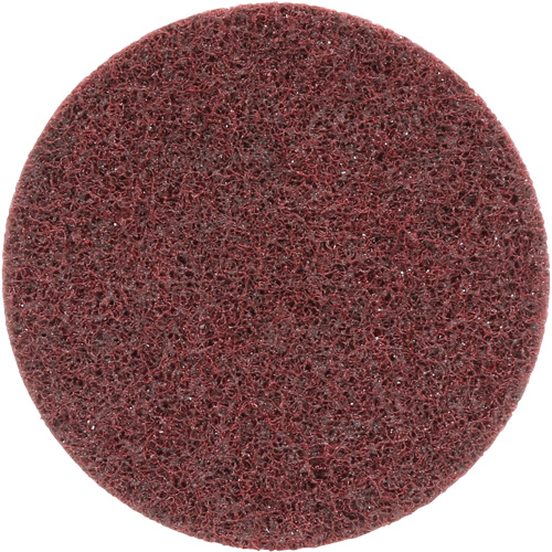 Disque de conditionnement de surface , SC-DR Roloc Scotch-Brite, 4" dia., Grain Moyen, Oxyde d'aluminium Par Equipment