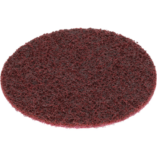 Disque de conditionnement de surface SC- DH Scotch-Brite, 4" dia., Grain Moyen, Oxyde d'aluminium Par Equipment