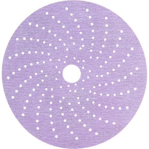 Hookit Purple Clean Sanding Disc, 6" Dia., P240 Grit, Aluminum Oxide, C-Weight Par Equipment