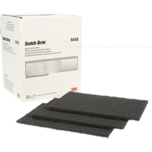 Scotch-Brite General Hand Pad, Silicon Carbide, 6" x 9", Ultra Fine Grit Par Equipment