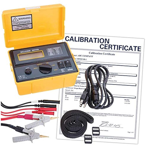 110 V Milli-Ohmmeter with ISO Certificate Par Equipment