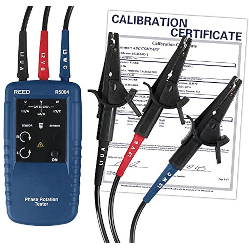 Testeur de phases de rotation du moteur avec certificat ISO Par Equipment
