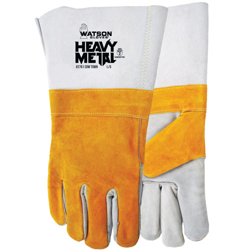 Cow Town Flame-Resistant Gloves, Split Cowhide, Size Small Par Equipment