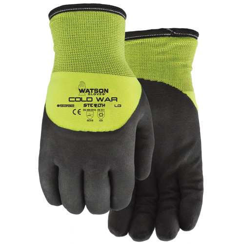 Stealth Cold War Thermal Gloves, Large, Foam Nitrile Coating Par Equipment