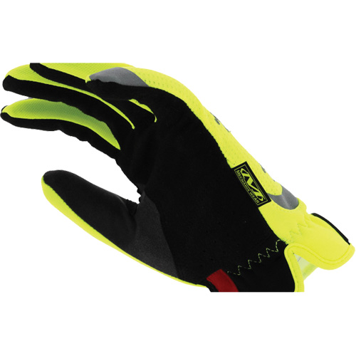 FastFit&reg; High-Visibility Work Gloves, Synthetic Palm, Size Medium/9 Par Equipment