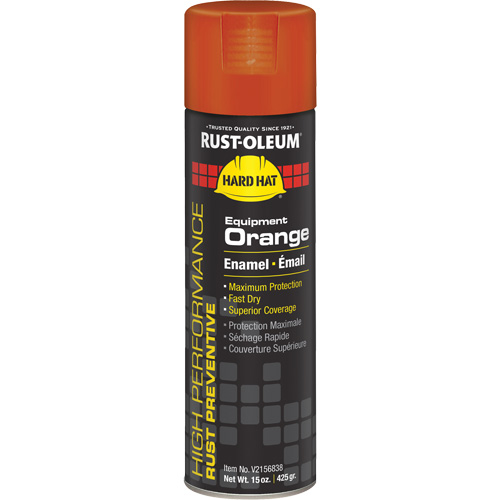 V2100 System Enamel Spray Paint, Equipment Orange, Gloss, 15 oz., Aerosol Can Par Equipment